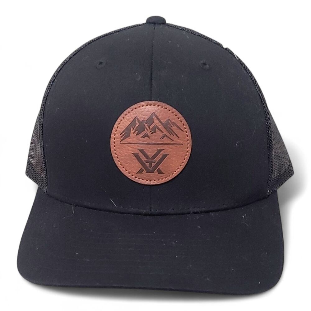 Vortex Black Mesh Snapback Hat Cap Mountain Logo … - image 2